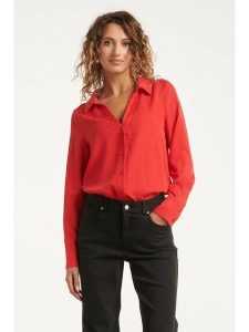 Smashed Lemon Koszula w kolorze czerwonym rozmiar: 3XL. Czerwone koszule Smashed Lemon, s, bez wzorów, bez kołnierzyka, bez ramiączek. Za 104,99 zł.