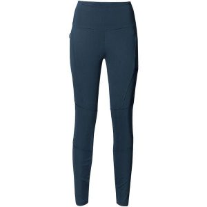 Legginsy damskie VAUDE Scopi II. Niebieskie legginsy Vaude, bez wzorów, z elastanu. Za 244,50 zł.