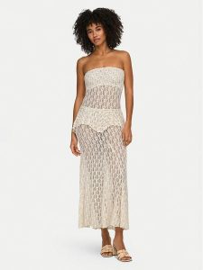 ONLY Spódnica maxi Aya 15375833 Brązowy ciemny Regular Fit. Brązowe spódnice ONLY, s, bez wzorów, z syntetyku, maxi. Za 109,99 zł.