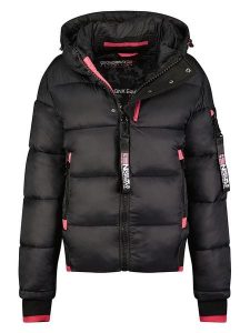 Geographical Norway Kurtka pikowana "Calix" w kolorze czarnym rozmiar: L. Czarne kurtki Geographical Norway, l, bez wzorów, bez kaptura. Za 224,52 zł.