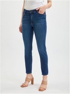 Orsay Dżinsy - Skinny fit - w kolorze niebieskim rozmiar: 34. Niebieskie jeansy Orsay, bez wzorów. Za 83,42 zł.