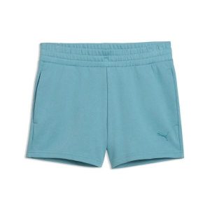 Shorty damski Puma Logo 4''. Niebieskie szorty Puma, bez wzorów, sportowe. Za 189,00 zł.
