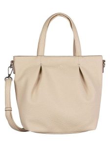Tom Tailor Torebka "Laurie" w kolorze kremowym - 30 x 26 x 9,5 cm rozmiar: onesize. Brązowe torebki klasyczne Tom Tailor, bez wzorów, z materiału, przez ramię, bez dodatków. Za 118,56 zł.