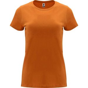 Damska Koszulka Z Krótkim Rękawem Capri. Brązowe bluzki ROLY, s, bez wzorów, sportowe, bez kołnierzyka, bez ramiączek. Za 31,99 zł.