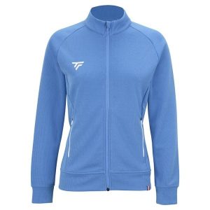 Damska bluza dresowa Tecnifibre Team. Niebieskie bluzy TECNIFIBRE, bez wzorów, z dresówki, bez kaptura. W wyprzedaży za 219,00 zł.
