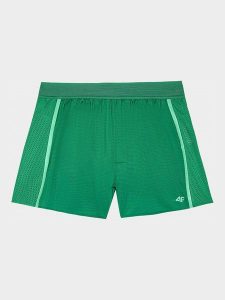 4F Szorty sportowe w kolorze zielonym rozmiar: M. Zielone spodenki sportowe 4f, m, bez wzorów, z materiału, outdoorowe. Za 92,21 zł.