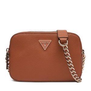 Torebka Guess. Brązowe torebki klasyczne Guess, z aplikacjami, bez dodatków. Za 379,99 zł.