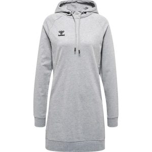 Damska bawełniana sukienka swetrowa Hummel Move Grid. Szare sukienki Hummel, xs, bez wzorów, z bawełny, sportowe, bez kołnierzyka, bez ramiączek, sportowe. Za 284,00 zł.