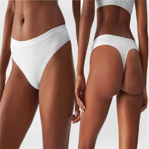 BIELIZNA DAMSKA 4F STRINGI BAWEŁNIANE 2PAK UPTSF026 XS. Biała stringi 4f, bez wzorów, z bawełny. Za 43,15 zł.