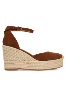 BOSS Espadryle Madeira 50563452 Brązowy. Brązowe espadryle Boss, bez wzorów, ze skóry, bez obcasa. Za 799,99 zł.