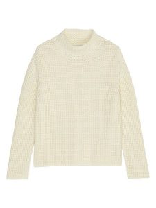 Marc O´Polo Sweter w kolorze kremowym rozmiar: L. Brązowe swetry oversize l, bez wzorów, z bawełny, bez ramiączek. Za 184,46 zł.