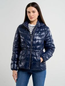BIG STAR Kurtka puchowa w kolorze granatowym rozmiar: S. Niebieskie kurtki Big Star, s, bez wzorów, z puchu, bez kaptura. Za 219,99 zł.