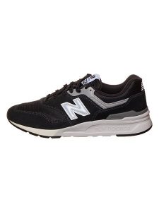 New Balance Skórzane sneakersy "997" w kolorze czarnym rozmiar: 44,5. Czarne trampki New Balance, bez wzorów, ze skóry, bez zapięcia. Za 325,03 zł.