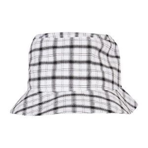 Czapka Rybaczka W Kratkę. Białe czapki FLEXFIT, bez wzorów, sportowe. Za 120,99 zł.