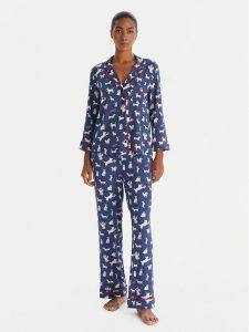 Kate Spade Piżama KSI82772 Niebieski Regular Fit. Niebieskie piżamy Kate Spade, bez wzorów, z syntetyku, bez ramiączek. Za 559,99 zł.