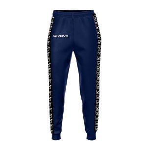 Spodnie Sportowe Givova College Navy L - Oddychające i Wygodne. Niebieskie spodnie dresowe Givova, l, bez wzorów, z poliesteru. Za 201,99 zł.