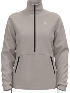 Odlo Bluza polarowa "Essential" w kolorze beżowym rozmiar: XL. Brązowe bluzy ODLO, s, bez wzorów, z materiału, bez kaptura. Za 223,99 zł.