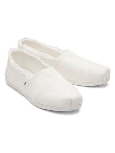 TOMS Espadryle w kolorze białym rozmiar: 42,5. Białe espadryle Toms, bez wzorów, bez obcasa. Za 104,95 zł.
