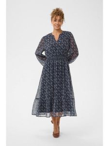 Kaffe Sukienka w kolorze antracytowym rozmiar: 38. Czarne sukienki Kaffe, bez wzorów, bez kołnierzyka, bez ramiączek, maxi. Za 130,99 zł.