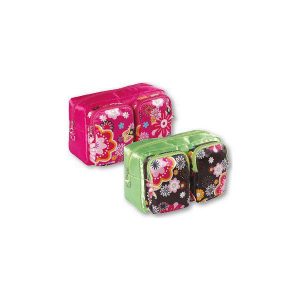TOP CHOICE Kosmetyczka damska Flower 2 kieszenie (92732). Kosmetyczki marki TOP CHOICE. Za 25,82 zł.