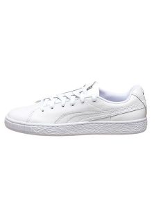 Puma Skórzane sneakersy "Basket Crush Emboss" w kolorze białym rozmiar: 36. Białe trampki Puma, bez wzorów, ze skóry, bez zapięcia. Za 142,59 zł.