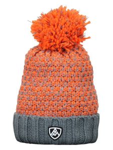 Peak Mountain Czapka "Marquis" w kolorze pomarańczowo-szarym rozmiar: onesize. Pomarańczowe czapki Peak Mountain, bez wzorów. Za 92,86 zł.