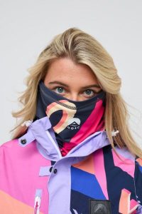 OOSC Komin - Hotstepper. Czerwone szaliki OOSC, bez wzorów, z elastanu. Za 98,99 zł.