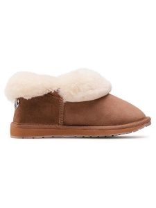 EMU Australia Śniegowce Platino Mintaro WP11850 Brązowy. Brązowe buty zimowe EMU Australia, ze skóry, bez obcasa, bez zapięcia. Za 529,99 zł.