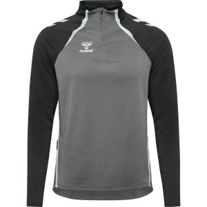 Treningowy top Hummel Lead 2.0. Szare swetry klasyczne Hummel, na zimę, z tkaniny, bez kołnierzyka. Za 212,50 zł.