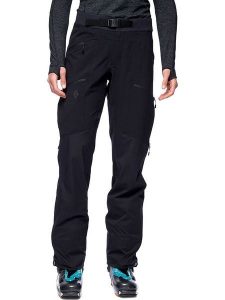 Black Diamond Hardshellowe spodnie narciarskie "Dawn Patro" w kolorze czarnym rozmiar: L. Czarne spodnie dresowe Black Diamond, l, bez wzorów, z materiału, narciarskie. Za 480,90 zł.