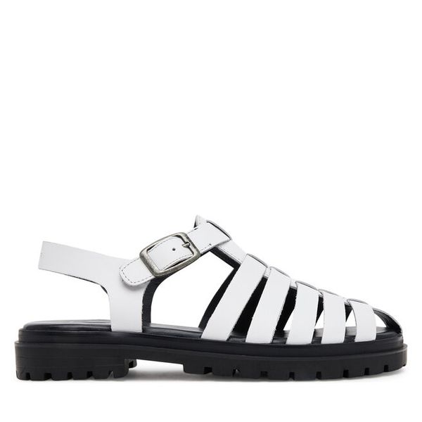 Sandały G-Star Raw. Białe sandały G-Star Raw, bez wzorów, bez obcasa, na płaskiej podeszwie, bez zapięcia. Za 207,99 zł.