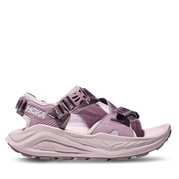 Sandały Hoka. Czerwone buty trekkingowe Hoka, bez zapięcia. Za 599,99 zł.