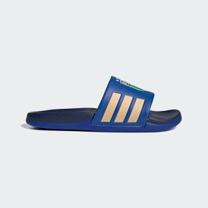 Klapki adilette Comfort 2.0 Włochy. Białe klapki ADIDAS, bez wzorów, bez obcasa. Za 219,00 zł.