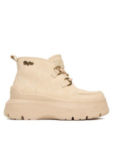 Buffalo Botki Olympia Chukka Warm 1622612 Beżowy. Brązowe botki Buffalo, bez wzorów, ze skóry, bez obcasa, na płaskiej podeszwie, bez zapięcia. Za 399,99 zł.