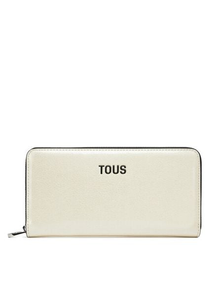 TOUS Portfel New Dorp 2002103601 Beżowy. Brązowe portfele Tous, bez wzorów, ze skóry. Za 259,99 zł.