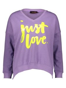 Miss goodlife Bluza "Just Love" w kolorze fioletowym rozmiar: XL. Różowe bluzy miss goodlife, xl, bez wzorów, z bawełny, bez kaptura. Za 145,60 zł.