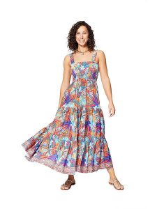 Ipanima Sukienka ze wzorem rozmiar: 38/40. Sukienki Ipanima, na co dzień, bez wzorów, bez kołnierzyka, bez ramiączek, maxi, proste. Za 78,99 zł.