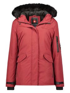 Canadian Peak Parka "Adan" w kolorze czerwonym rozmiar: XXL. Czerwone płaszcze Canadian Peak, xxl, bez wzorów, bez kaptura. Za 216,73 zł.