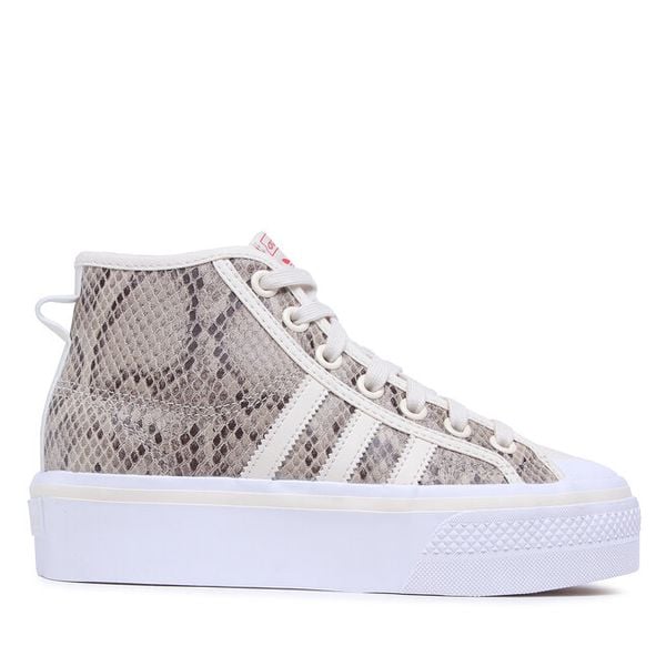 Trampki adidas. Brązowe trampki ADIDAS, bez wzorów, bez zapięcia. Za 279,99 zł.