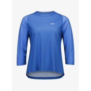 Bluza rowerowa damska POC Motion Air 3/4 Jersey. Niebieskie bluzy POC, s, bez wzorów, z jersey, bez kaptura. Za 277,99 zł.