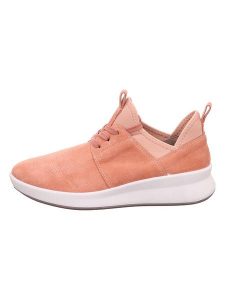 Legero Skórzane sneakersy "Light" w kolorze pomarańczowym rozmiar: 41. Pomarańczowe trampki Legero, bez wzorów, bez zapięcia. Za 202,03 zł.