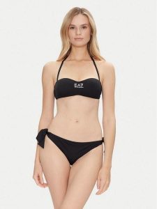 EA7 Emporio Armani Bikini 7W000319 AF12599 UC001 Czarny. Czarne bikini EA7 Emporio Armani, bez wzorów, z syntetyku. Za 219,99 zł.