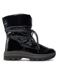 Olang Śniegowce Opera Ice Czarny. Czarne buty zimowe Olang, z materiału, bez obcasa, bez zapięcia. Za 479,99 zł.