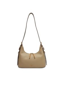 DKNY Torebka R44EAI65 Brązowy. Brązowe torebki klasyczne DKNY, bez wzorów, ze skóry, bez dodatków. Za 659,99 zł.