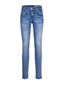 Herrlicher Dżinsy - Skinny fit - w kolorze niebieskim rozmiar: W24/L32. Niebieskie jeansy Herrlicher, bez wzorów. Za 171,28 zł.