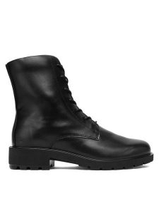 ECCO Trzewiki Metropole Vienna 23130301001 Czarny. Czarne botki ecco, bez wzorów, ze skóry, bez obcasa, na płaskiej podeszwie, bez zapięcia. Za 499,99 zł.