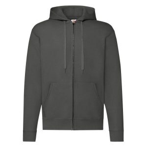 Klasyczna Kurtka Z Kapturem Dla Dorosłych Unisex. Zielone kurtki FRUIT OF THE LOOM, xl, bez wzorów, z kapturem. Za 162,99 zł.