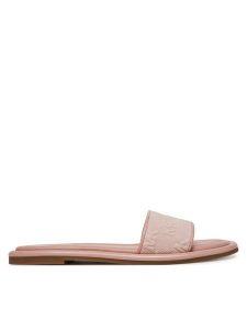 MICHAEL Michael Kors Klapki Dana 40S5DNFS2D Różowy. Czerwone klapki MICHAEL Michael Kors, bez wzorów, z materiału, bez obcasa. Za 349,99 zł.