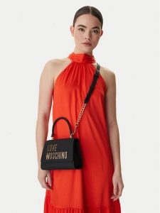 LOVE MOSCHINO Torebka JC4024PP1OKD0000 Czarny. Czarne torebki klasyczne LOVE MOSCHINO, bez wzorów, ze skóry, bez dodatków. Za 604,99 zł.