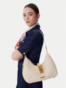 Steve Madden Torebka Bovie-E 13001645 Kremowy. Białe torebki klasyczne Steve Madden, bez wzorów, ze skóry, bez dodatków. Za 311,99 zł.